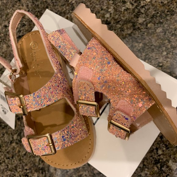 Nicole Miller New York Other - Nicole Miller little girls Glitter Sandals NWT